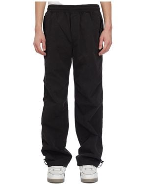 Represent Elastic Waist Casual Pants - Black
