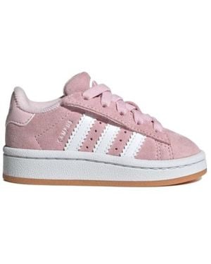 adidas Originals アディダス キッズ キャンパス 00S コンフォートクロージャー エラスティックレースシューズ - Pink