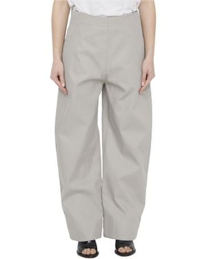 Bottega Veneta Regular Fit Sailor Trousers - Grey