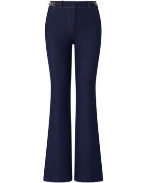 Liu Jo Bootcut Jeans With Chain Detail - Blue