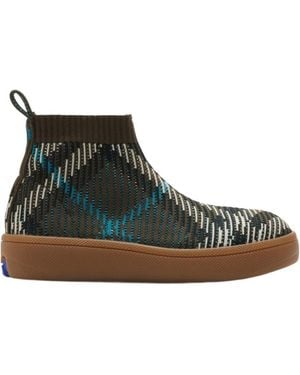 Burberry Vintage Check Sneakers - Black
