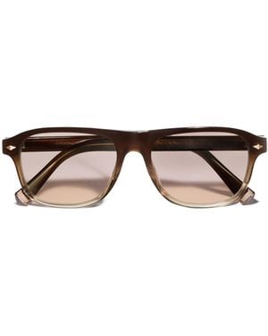 Brunello Cucinelli Rectangular Acetate Frame - Multicolor