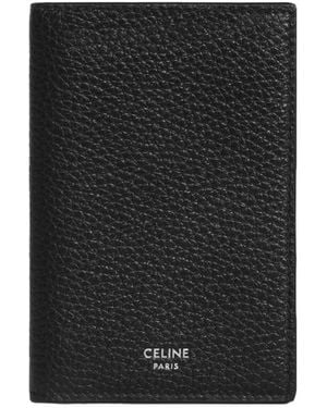 Celine Vertical Card Holder - Black
