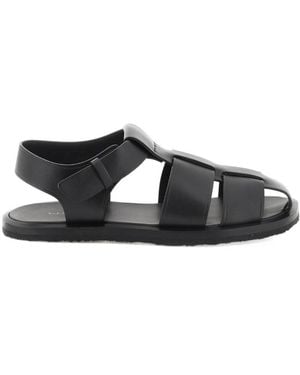 VIPセール【関税込み】The row Fisherman レザーサンダル THE ROW ザ ロウ フィッシャーマンサンダル シューズ Sandal