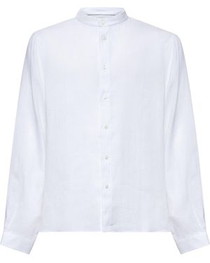 Brunello Cucinelli Linen Easy Fit Shirt - White
