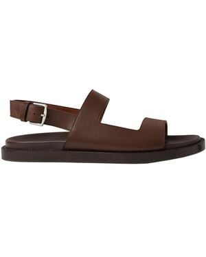 Loro Piana New Nama Walk Sandal - Brown