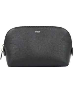Bally Wrap Zipper Wallet - Grey