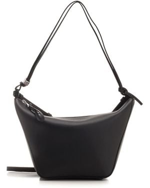 Loewe Hammock Mini Hobo Bag - Black