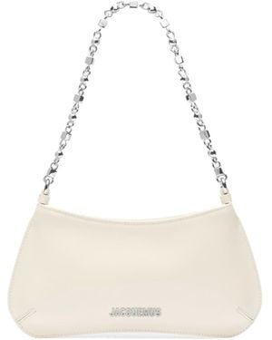 Jacquemus Small Chain Shoulder Bag - White