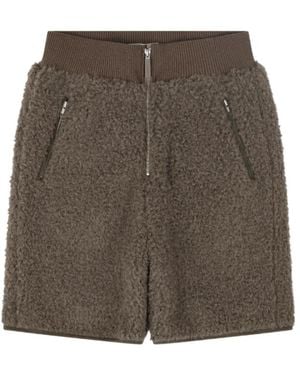 Entire studios Elastic-Waist Shorts - Green