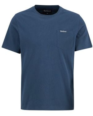 Barbour Langdon Pocket T-Shirt - Blue