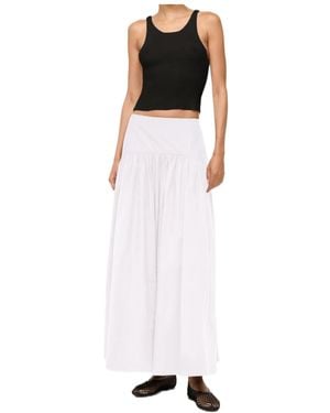 STAUD Procida Skirt - White