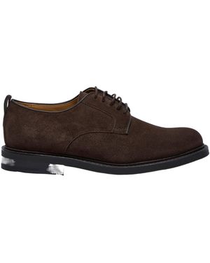 Church's Suede Derby Lace-Up Shoes - Brown