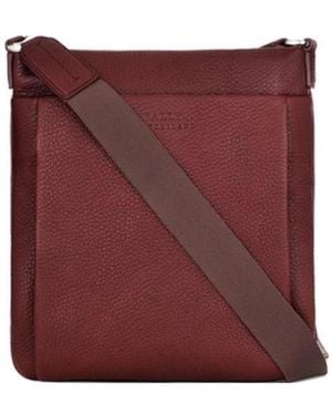 Bally Logo Details Satchel - Red