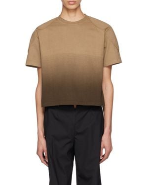 Dion Lee Gradient-Effect Short-Sleeved T-Shirt - Brown