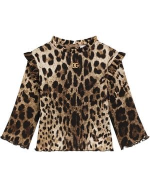 Dolce & Gabbana Leopard-Print Blouse - Multicolor