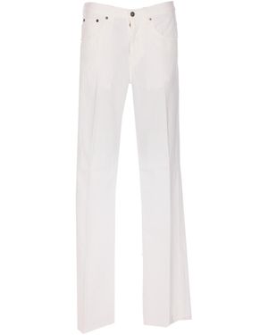 Dondup Straight Leg Pants - White