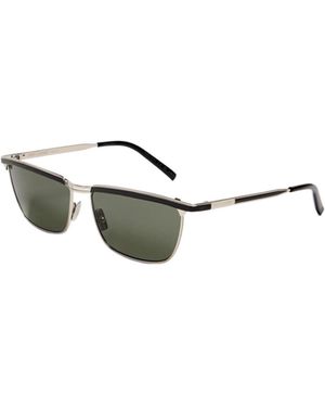 Saint Laurent Rectangle Sunglasses - White