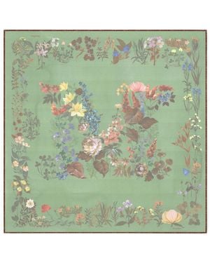 Max Mara Patterned Scarf - Green