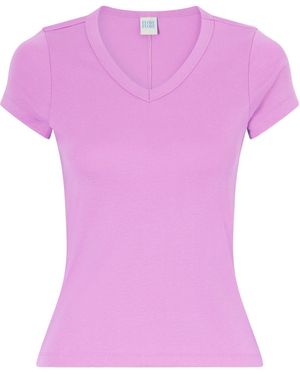 Flore Flore Jersey T-Shirt - Purple