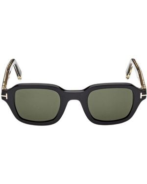 Tom Ford Rectangle-Frame Sunglasses - Multicolor
