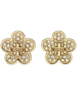 Tory Burch Embellished Earrings - Metallic