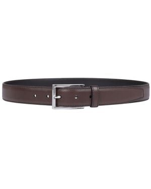 Prada Square Buckle Belt - Brown