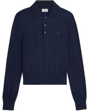 Celine Polo Jumper - Blue