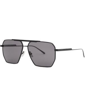 Bottega Veneta Minimalist Sunglasses - Metallic