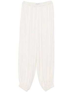 Frankie Shop Elastic Waist Casual Trousers - White