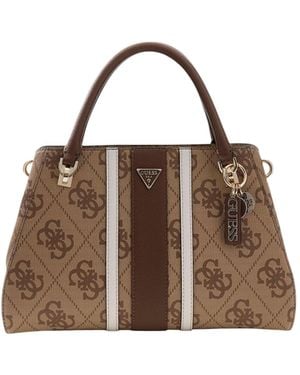 Guess Double-Handled Shoulder Bag - Brown