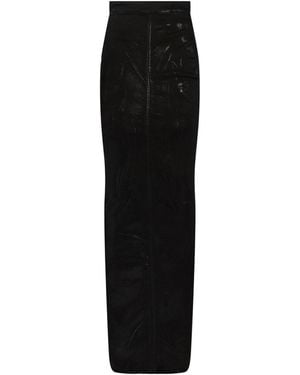 Rick Owens Denim Skirts - Black