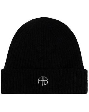 Anine Bing Wool Hat - Black