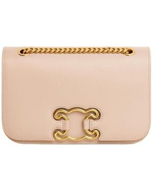 Celine Medium Bag Triomphe Frame - Natural