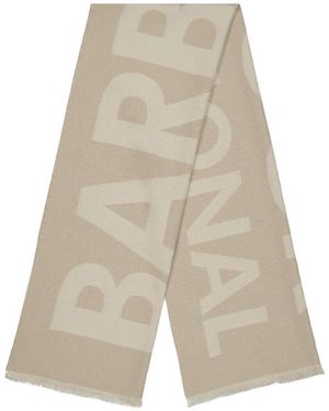 Barbour Letter Jacquard Scarf - White