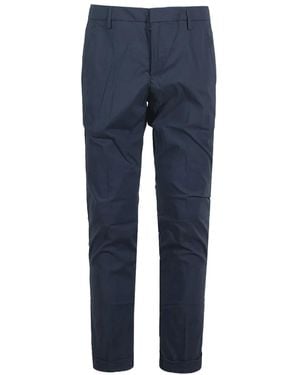 Dondup Straight Leg Trousers - Blue