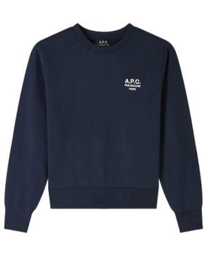 A.P.C. Rue Madame Boxy Sweatshirt - Blue