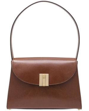 Bally Logo Shoulder Bag - Brown