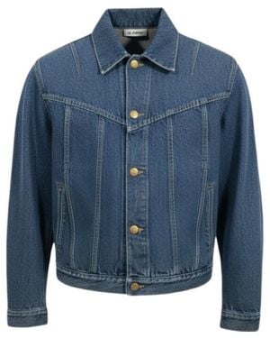 Jil Sander Long-Sleeved Denim Jacket - Blue