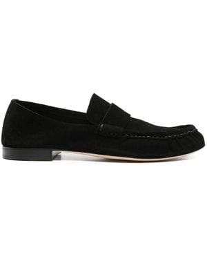 The Row Slip-On Loafers - Black
