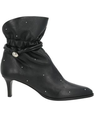 Isabel Marant Leather Ankle Boots - Black