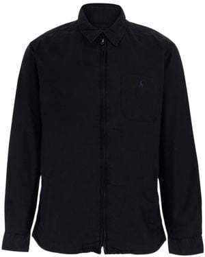 Polo Ralph Lauren Zip-Front Shirt Jacket - Blue