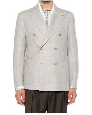 Tagliatore Double-Breasted Blazer - Grey