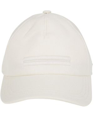 ZEGNA Logo Embroidered Baseball Cap - White