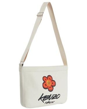KENZO X Futura 2000' Large Crossbody Bag Utility' - White