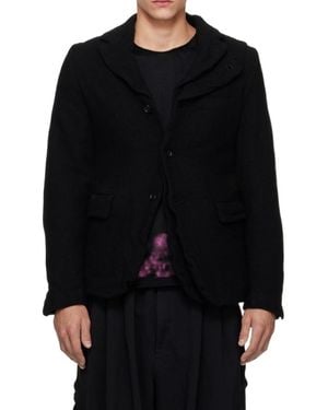 Comme des Garçons Single-Breasted Jacket - Black