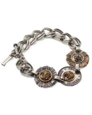 Versace Medusa Medallion Chain Bracelet - Metallic