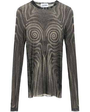 Jean Paul Gaultier The Spirale Top - Grey