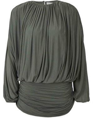 Magda Butrym Pleated Dress - Grey