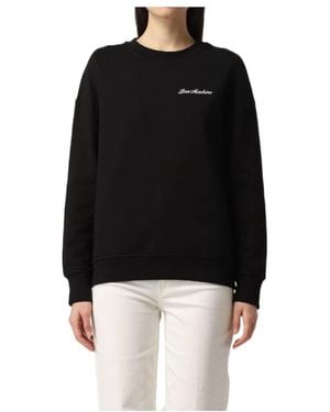 Moschino Round-Necked Logo Jumper - Black
